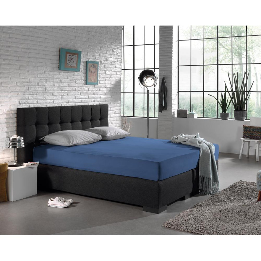 Blauw 80/100 x 200 cm laken van Dreamhouse, 80 x 200 cm