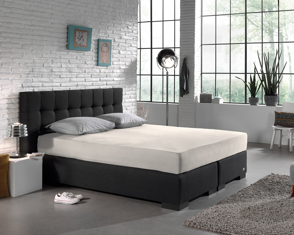 Dreamhouse Enkel Jersey 135 gr. Hoeslaken Creme 190/200 x 200/220 cm