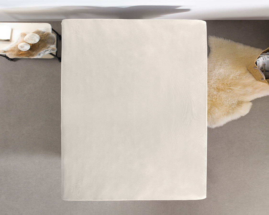 Hoeslaken Creme 80/100 x 200 cm 80 x 200 cm van Dreamhouse, Crème