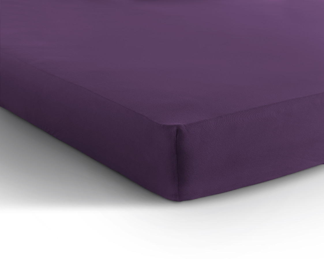 Dreamhouse laken 80 x 200 cm van 100% katoen, Paars 80/100 x 200 cm