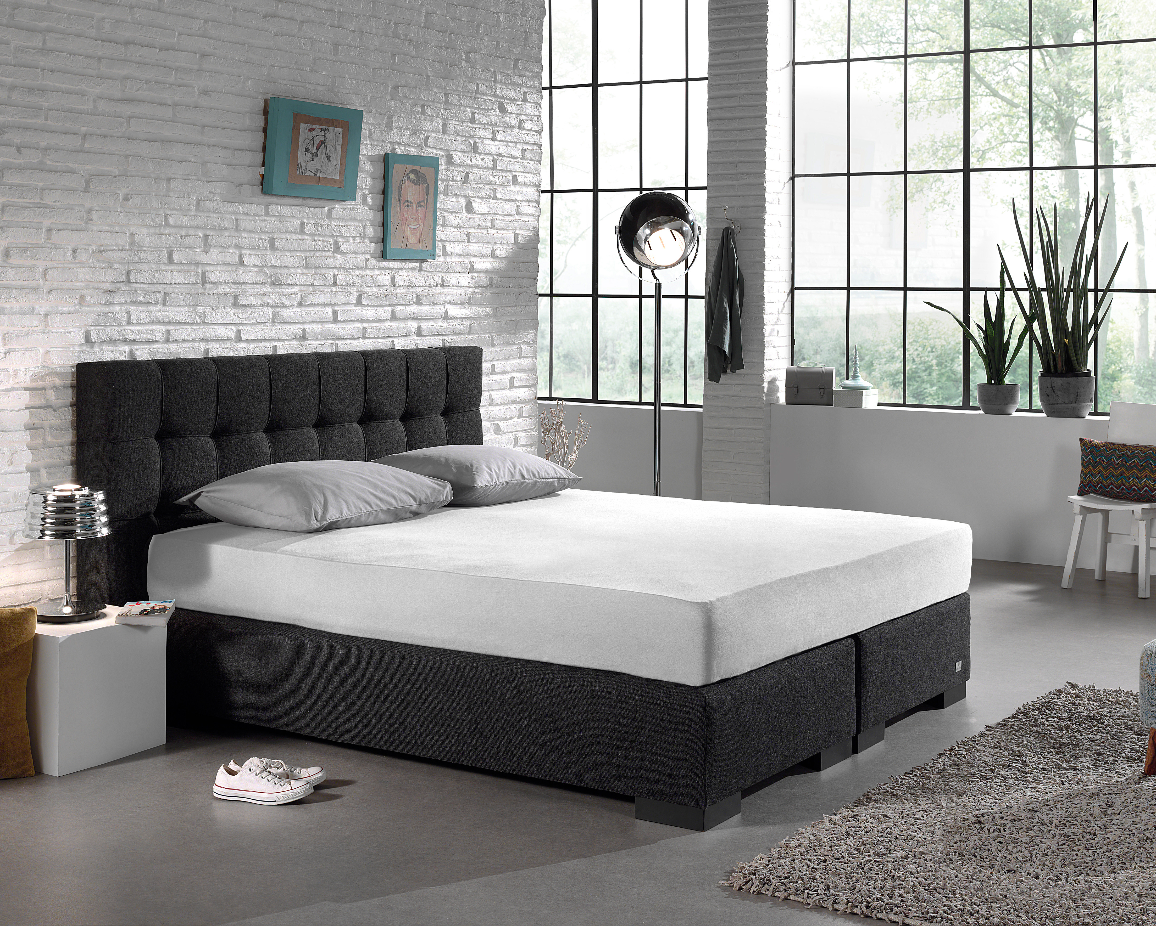 Dreamhouse Enkel Jersey 135 gr. Hoeslaken Wit 160/180 x 200