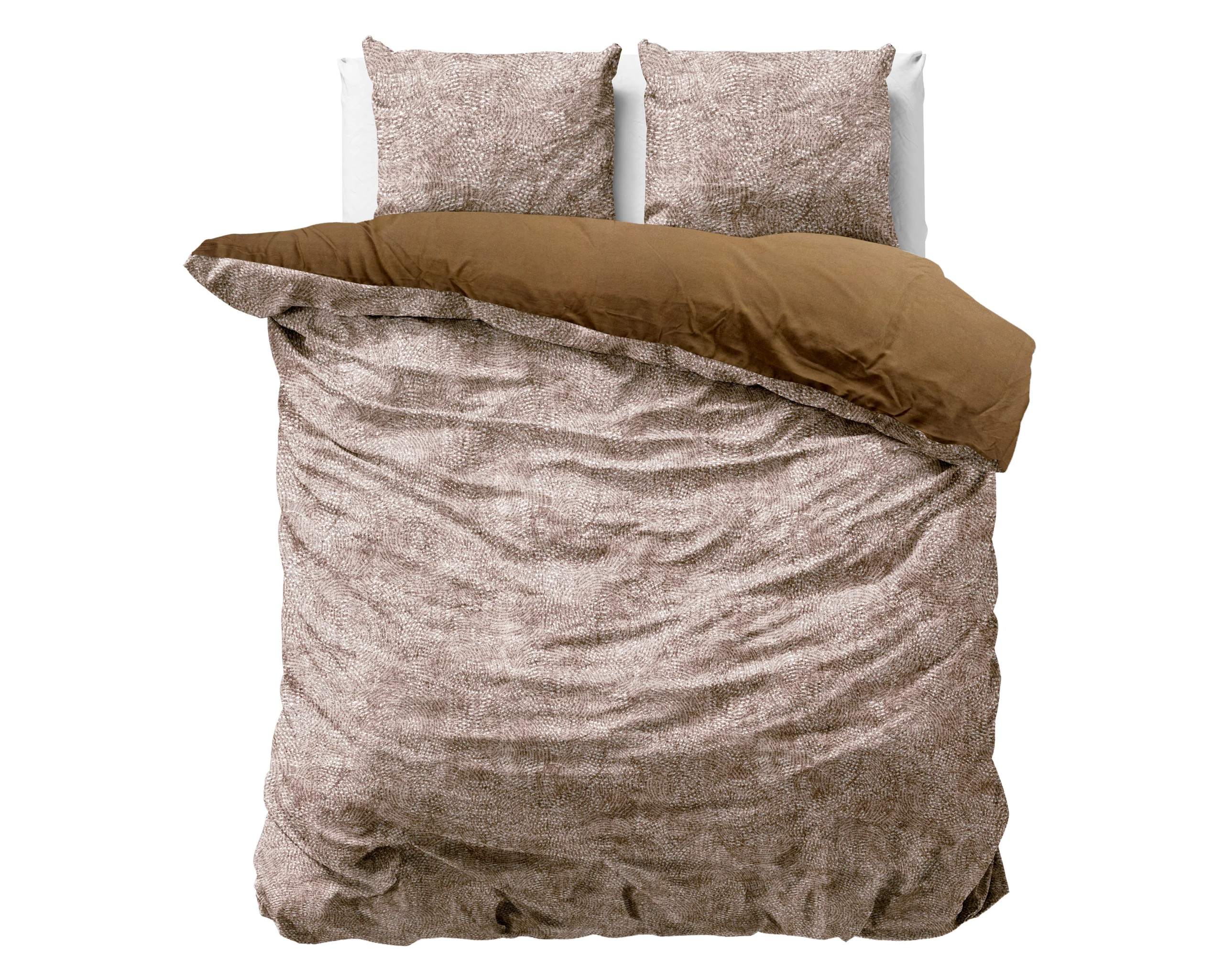 Dreamhouse Signature Velvet Katoen Aria Bruin 200 x 200/220 cm