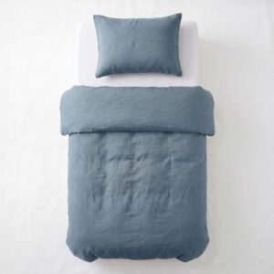 Stone washed - Dreamhouse bed - Blauw - 140 x 220 cm - Katoen
