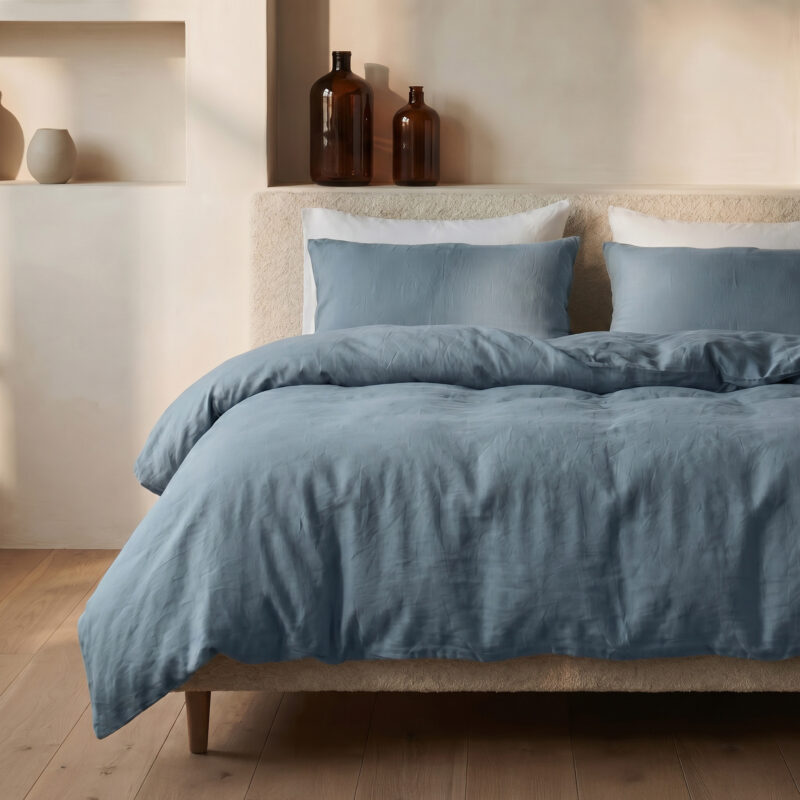 Dreamhouse Stone Washed Blauw 240 x 220