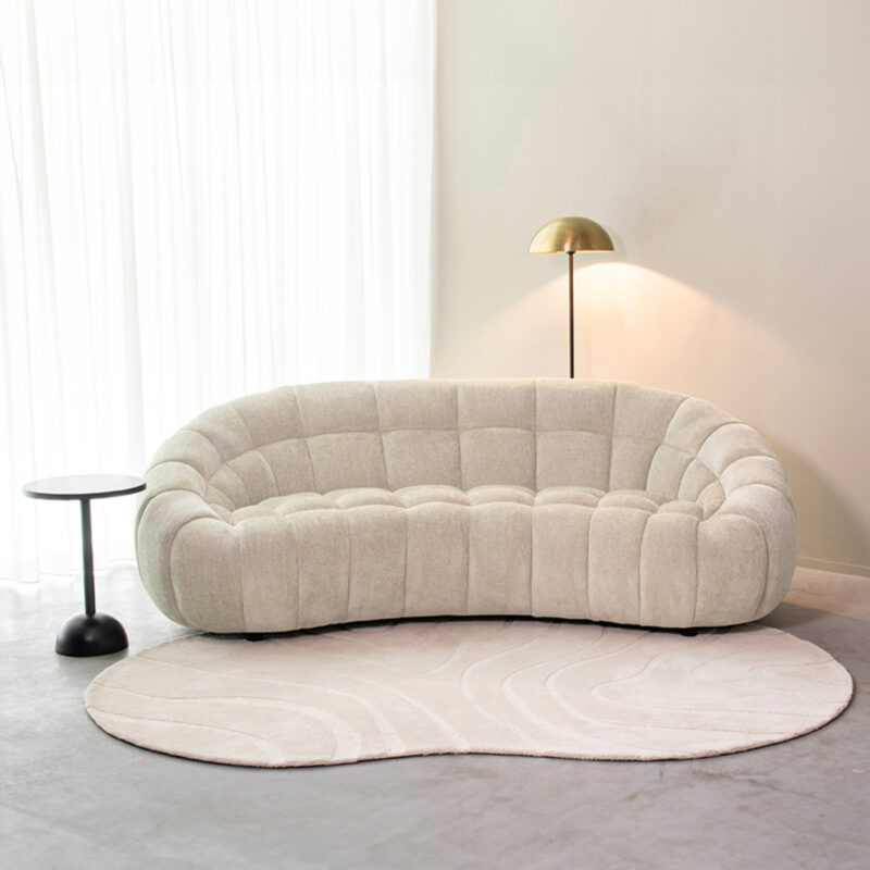 LABEL51 Bank Cloud - Naturel - Chenille - 3-Zits Chenille