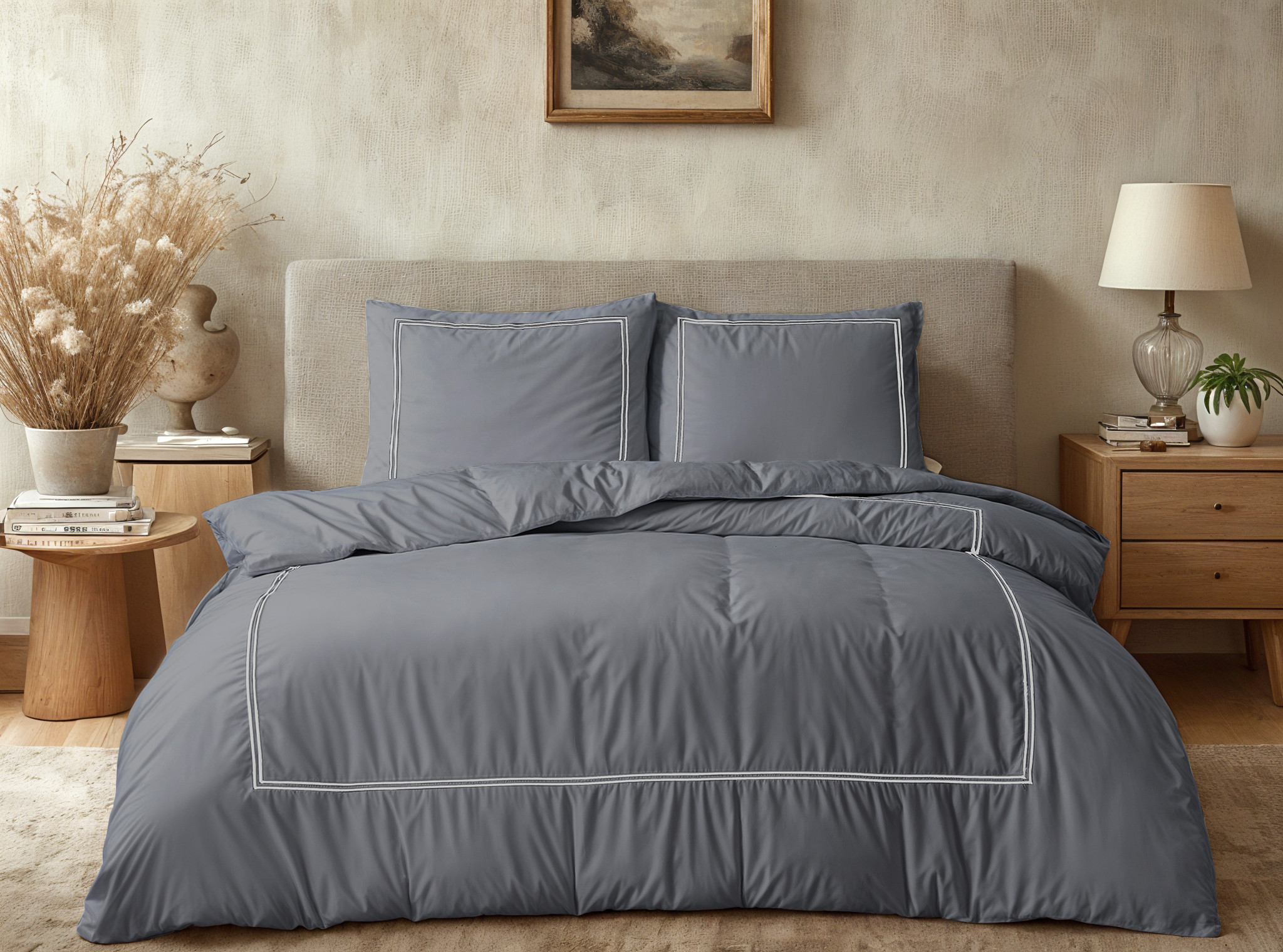 Primaviera Deluxe bed 140 x 200/260 cm van Katoen - kussensloop 60 x 70 cm