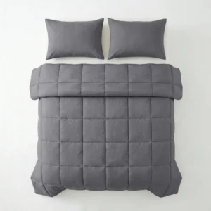 Primaviera Deluxe dekbed Pecale Antraciet 200 x 220 cm - Antraciet - 200 x 220 cm - 100% katoen