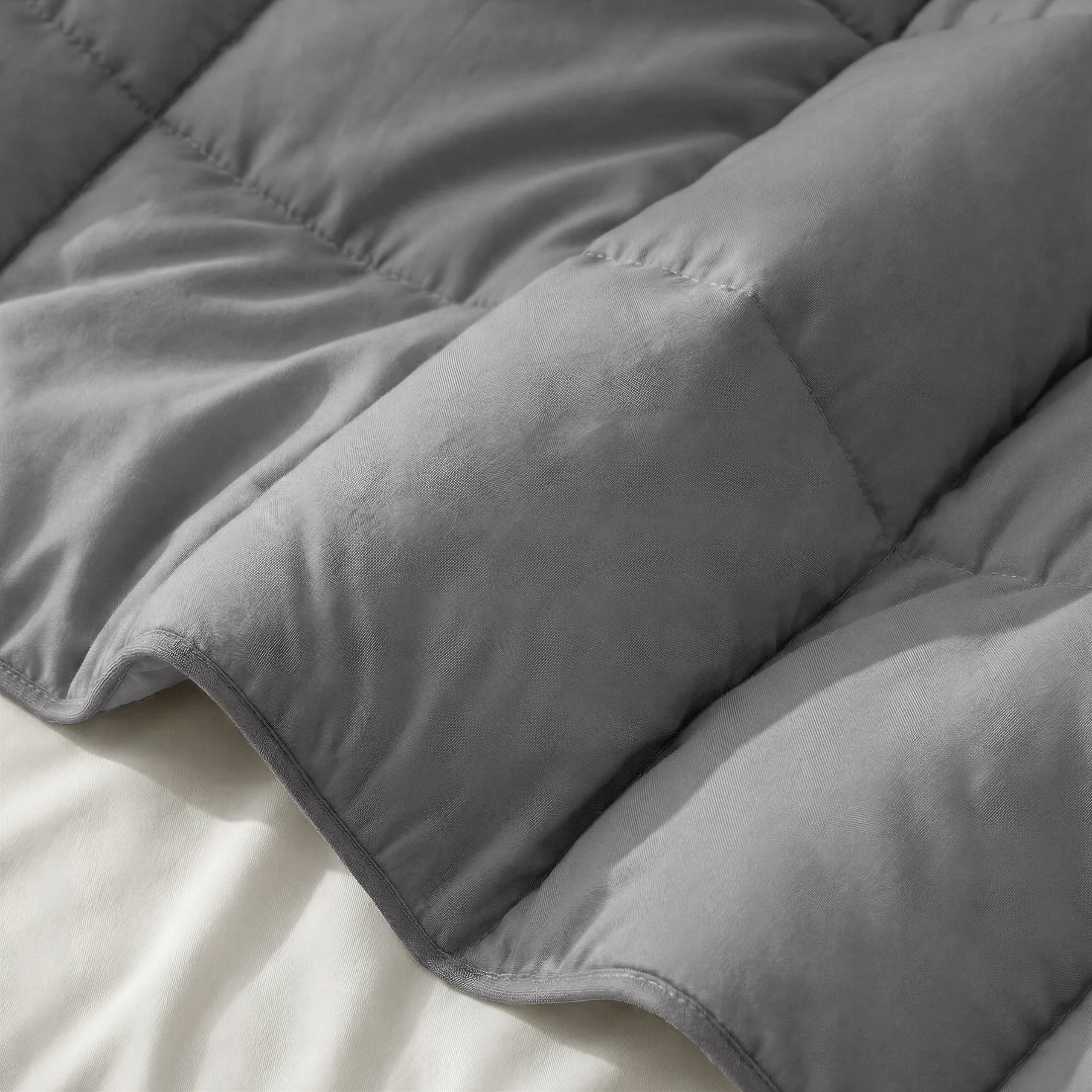 Dekbed Percale Antraciet 140 x 220 cm 140 x 220 cm van Primaviera Deluxe, Antraciet