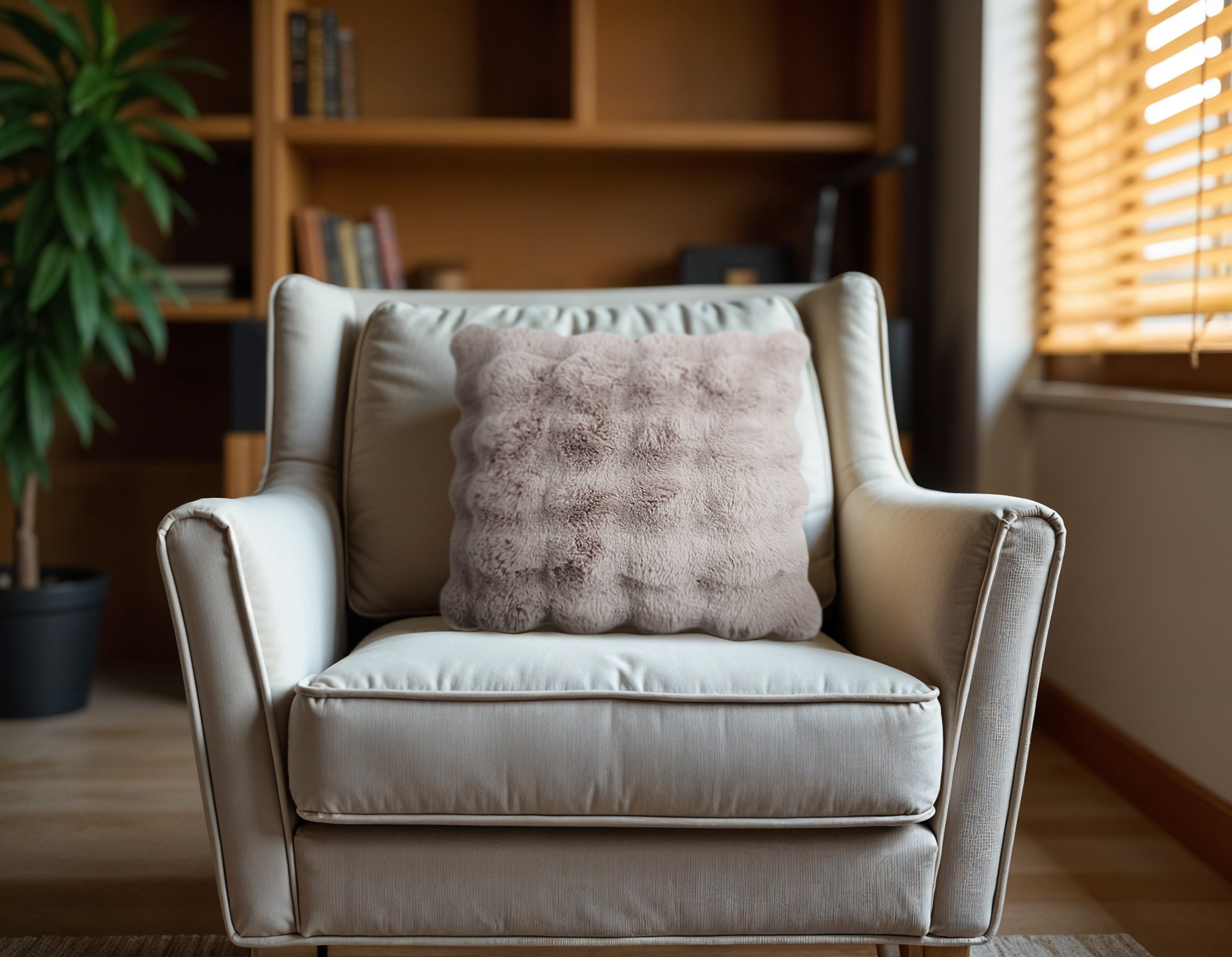 Taupe/Rose 50 x 50 cm kussen van Primaviera Deluxe