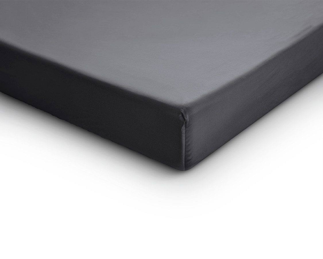 Hoeslaken Antraciet 90 x 200 cm 90 x 200 cm van Primaviera Deluxe, Antraciet