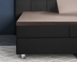 Primaviera Deluxe hoeslaken Taupe 160 x 200 cm - Taupe - 160 x 200 cm - 100% katoen/satijn - foto 1