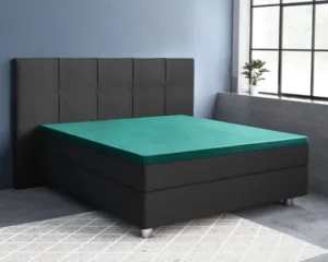 Primaviera Deluxe hoeslaken Donker Groen 180 x 220 cm - Donker Groen - 180 x 220 cm - 100% katoen/satijn