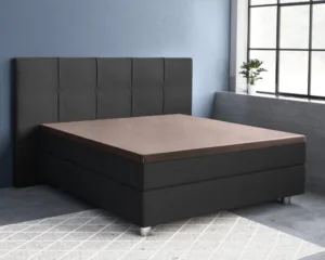 Primaviera Deluxe hoeslaken Taupe 160 x 220 cm - Taupe - 160 x 220 cm - 100% katoen/satijn