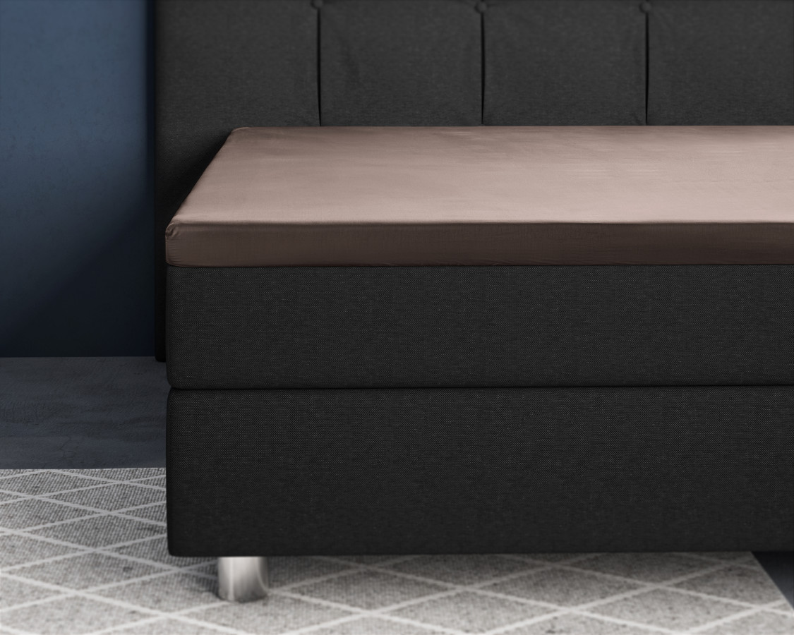 Taupe 160 x 220 cm laken van Primaviera Deluxe, 160 x 220 cm