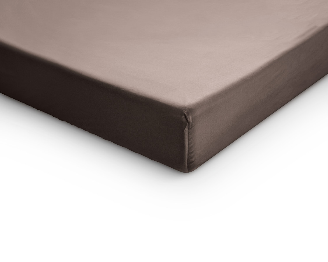 Hoeslaken Taupe 160 x 220 cm 160 x 220 cm van Primaviera Deluxe, Taupe