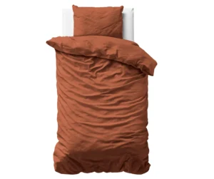 Primaviera Deluxe Uni Satijn Dekbedovertrek Bruin 140 x 200/220