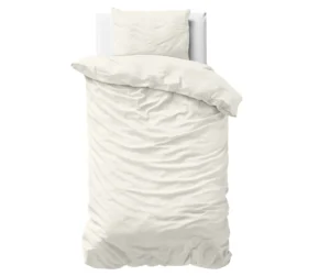 Primaviera Deluxe Uni Satijn Dekbedovertrek Creme 140 x 200/220