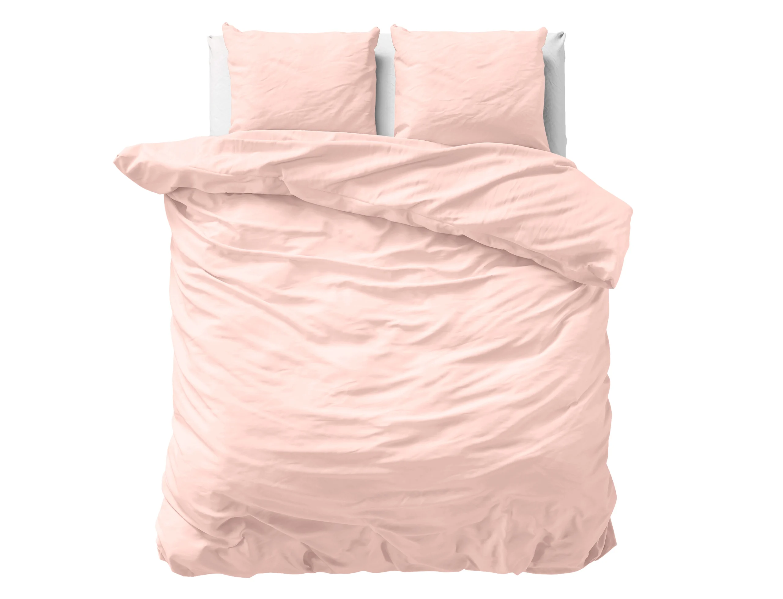 Primaviera Deluxe Uni Satijn Dekbedovertrek Roze 240 x 200/220