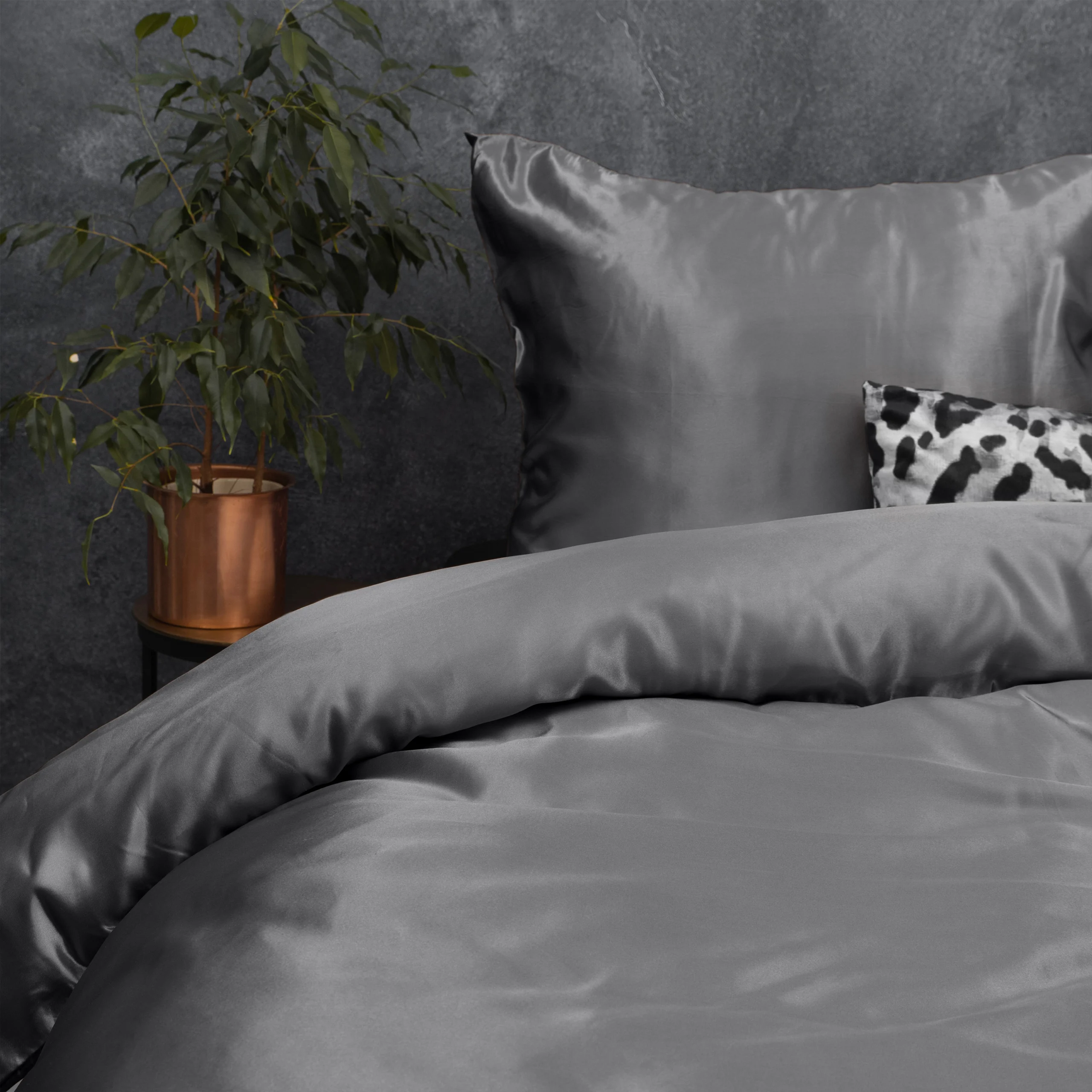 Sleeptime dekbedovertrek 240 x 220 cm van Microvezel, Antraciet 240 x 200/220 cm