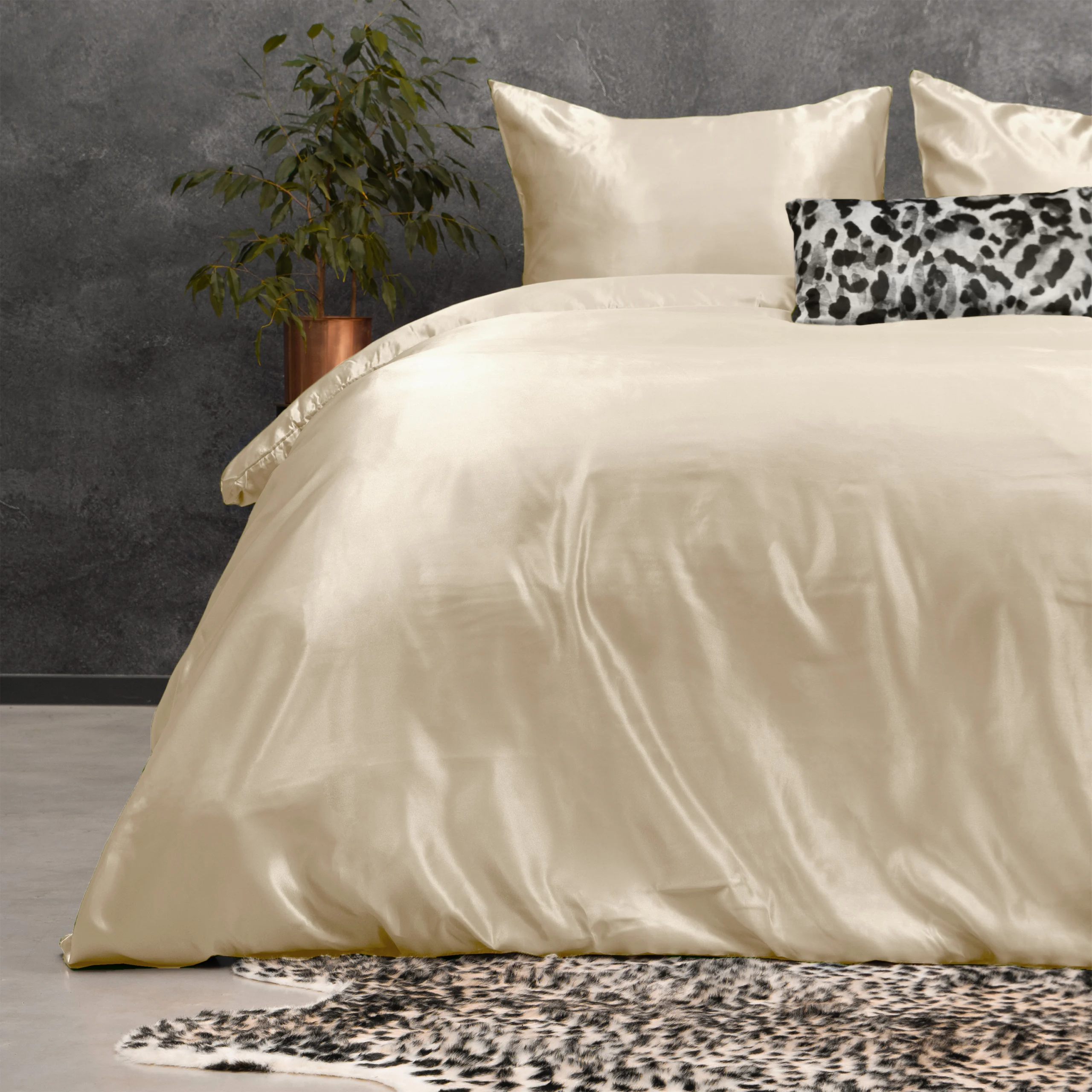 Sleeptime Beauty Skin Care Dekbedovertrek Creme 200 x 220