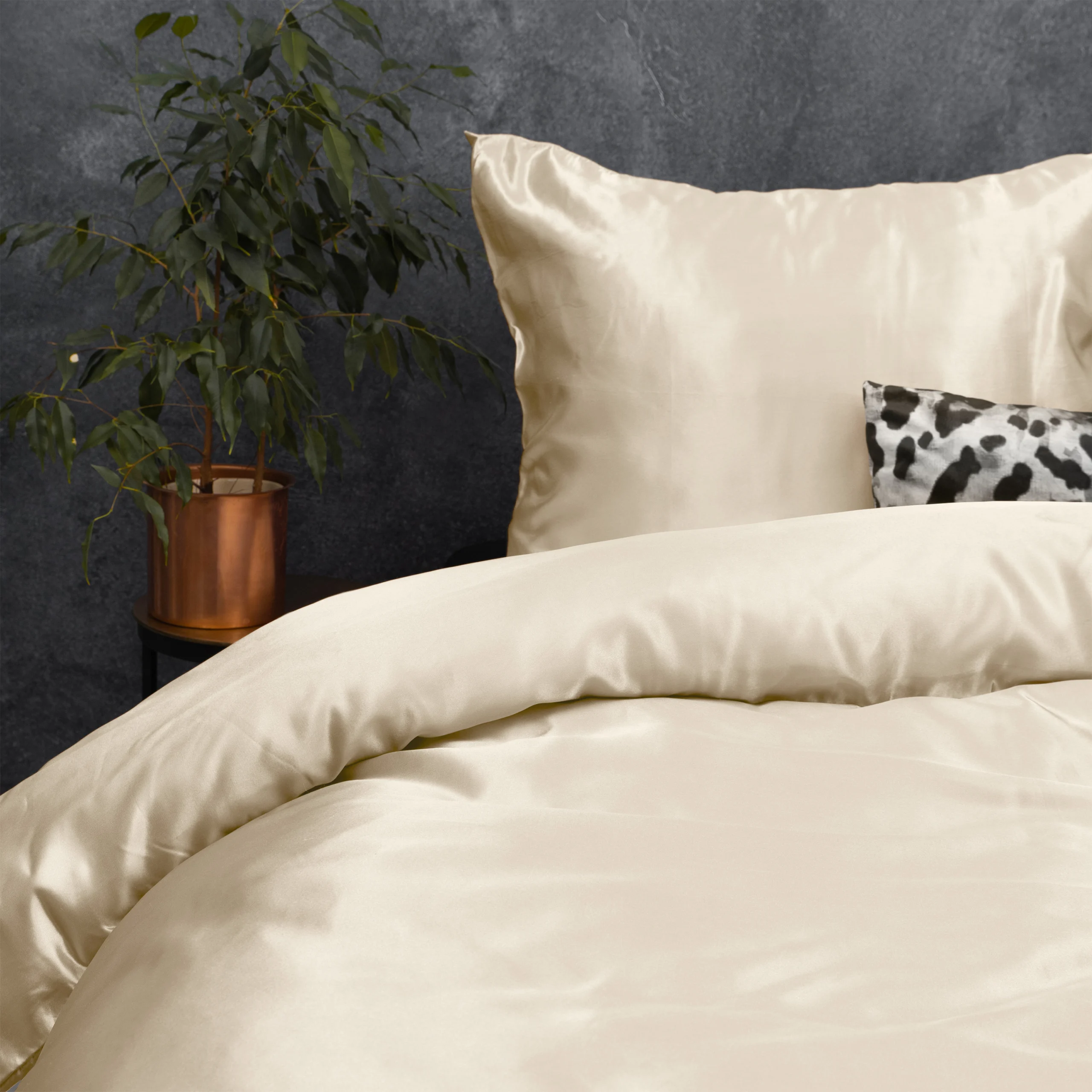 Sleeptime dekbedovertrek 240 x 220 cm van Microvezel, Creme 240 x 200/220 cm