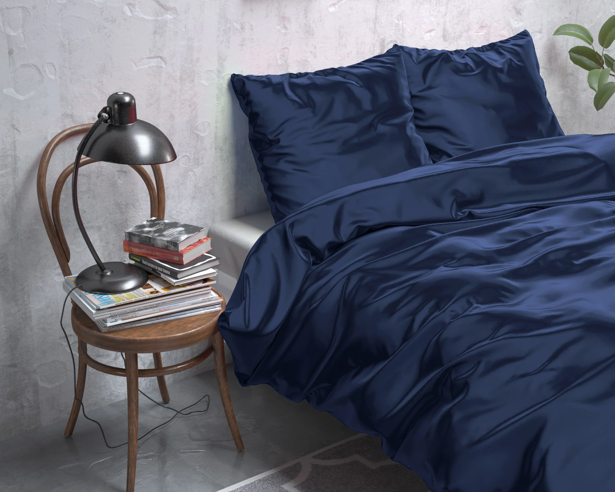 Sleeptime Beauty Skin Care Dekbedovertrek Navy 200 x 220