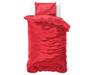 Sleeptime Beauty Skin Care Dekbedovertrek Rood 140 x 200/220