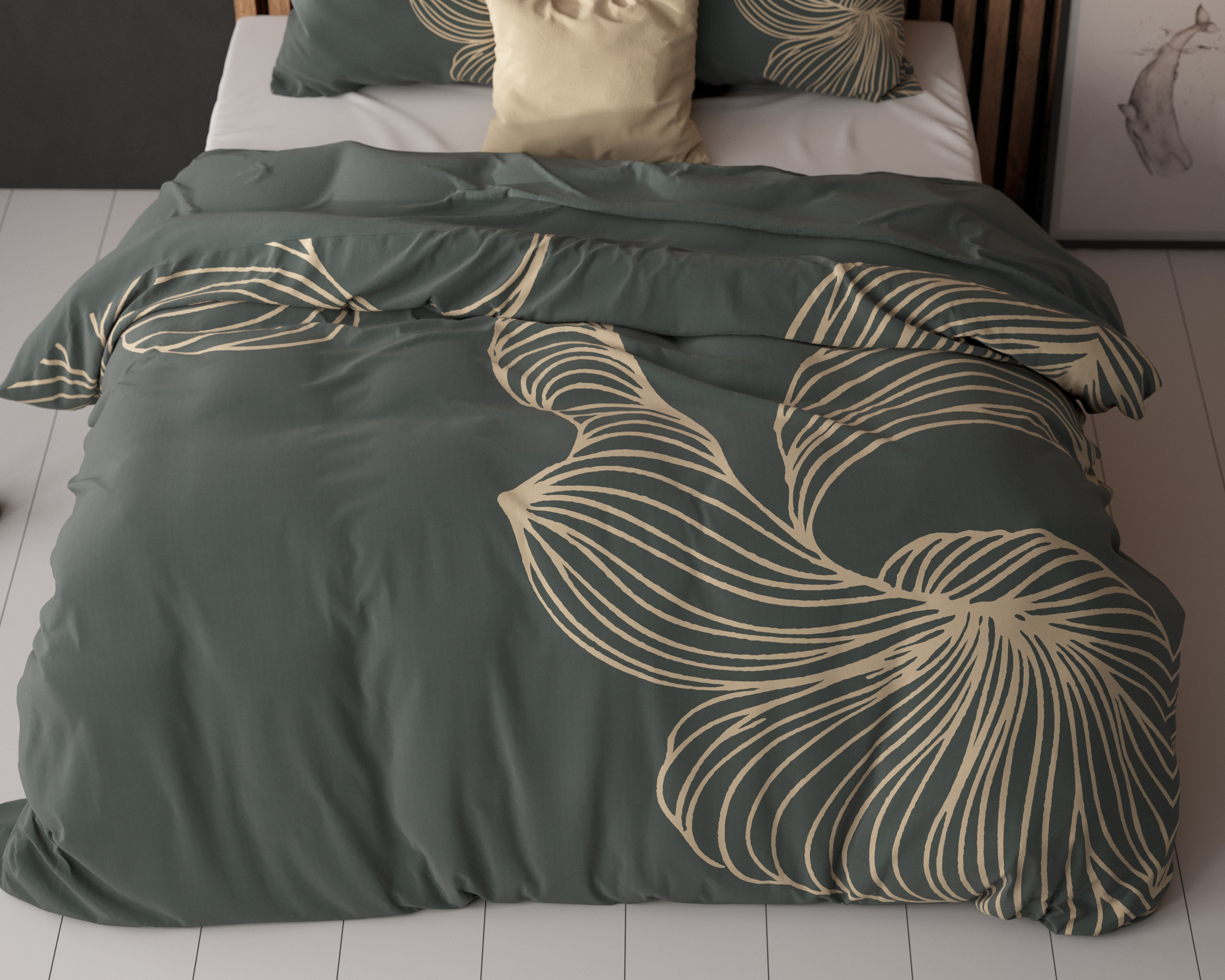 Sleeptime bed 200 x 220 cm van Micropercal - Grijs