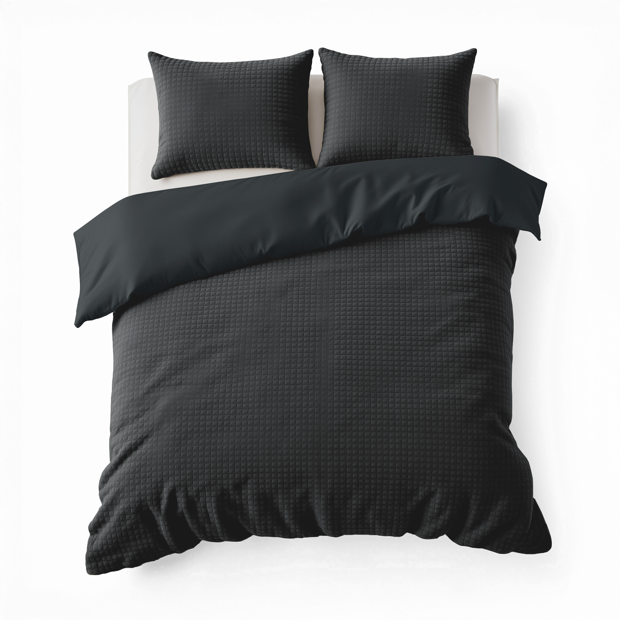 Sleeptime Check Teddy Antraciet 200 x 200/220