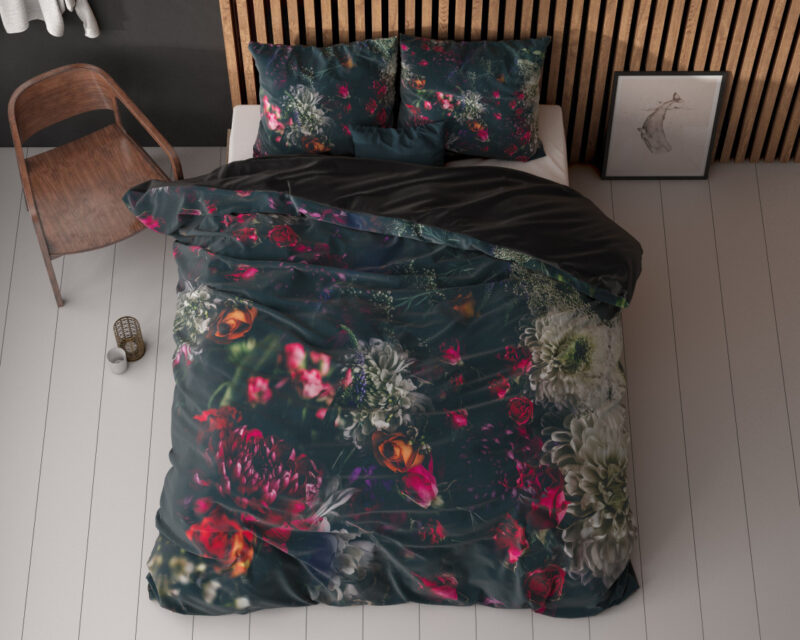 Elodie Zwart - Sleeptime bed 240 x 220 cm van Microvezel