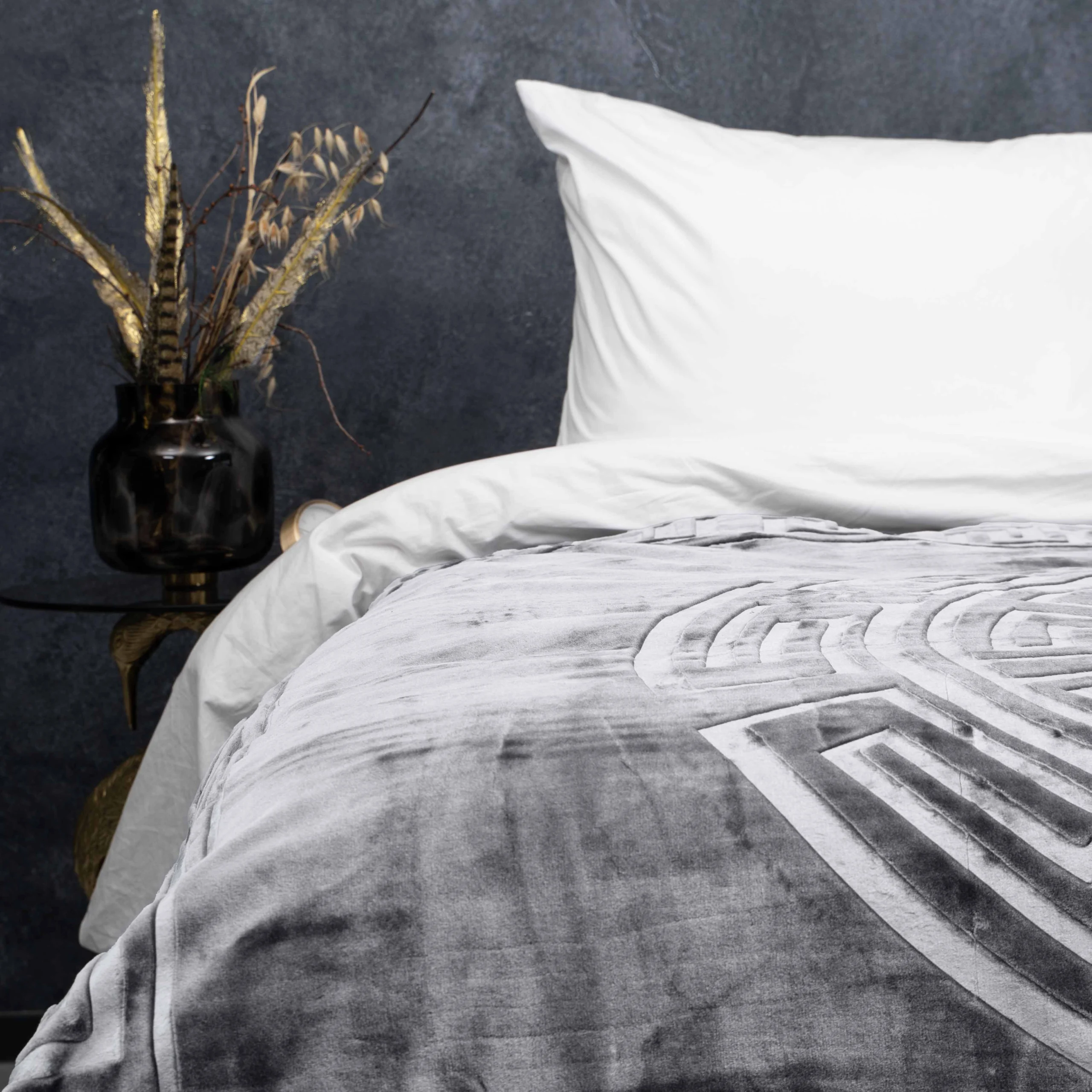 100% Polyester deken Grijs 200 x 240 cm van Sleeptime
