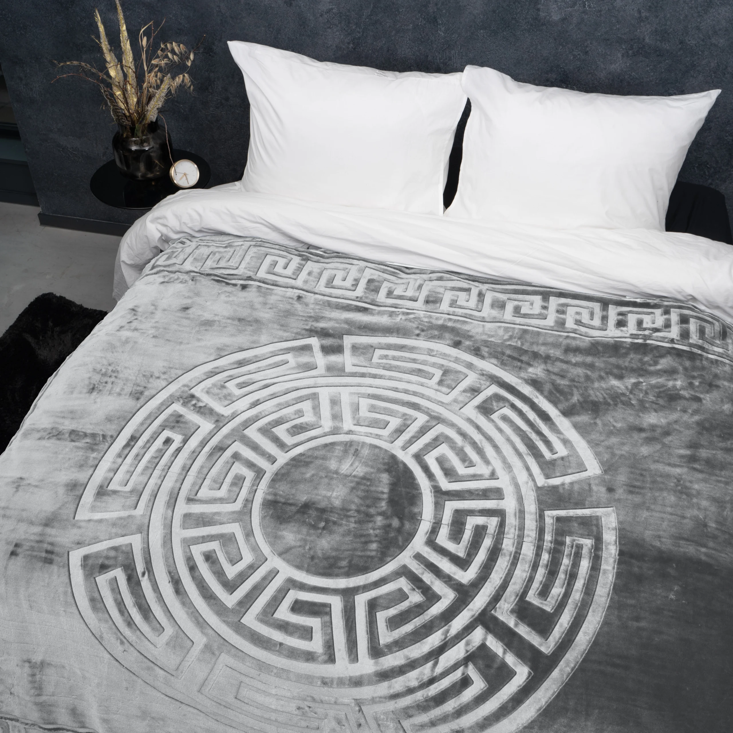 Sleeptime deken Grijs 200 x 240 cm - Grijs - 100% Polyester