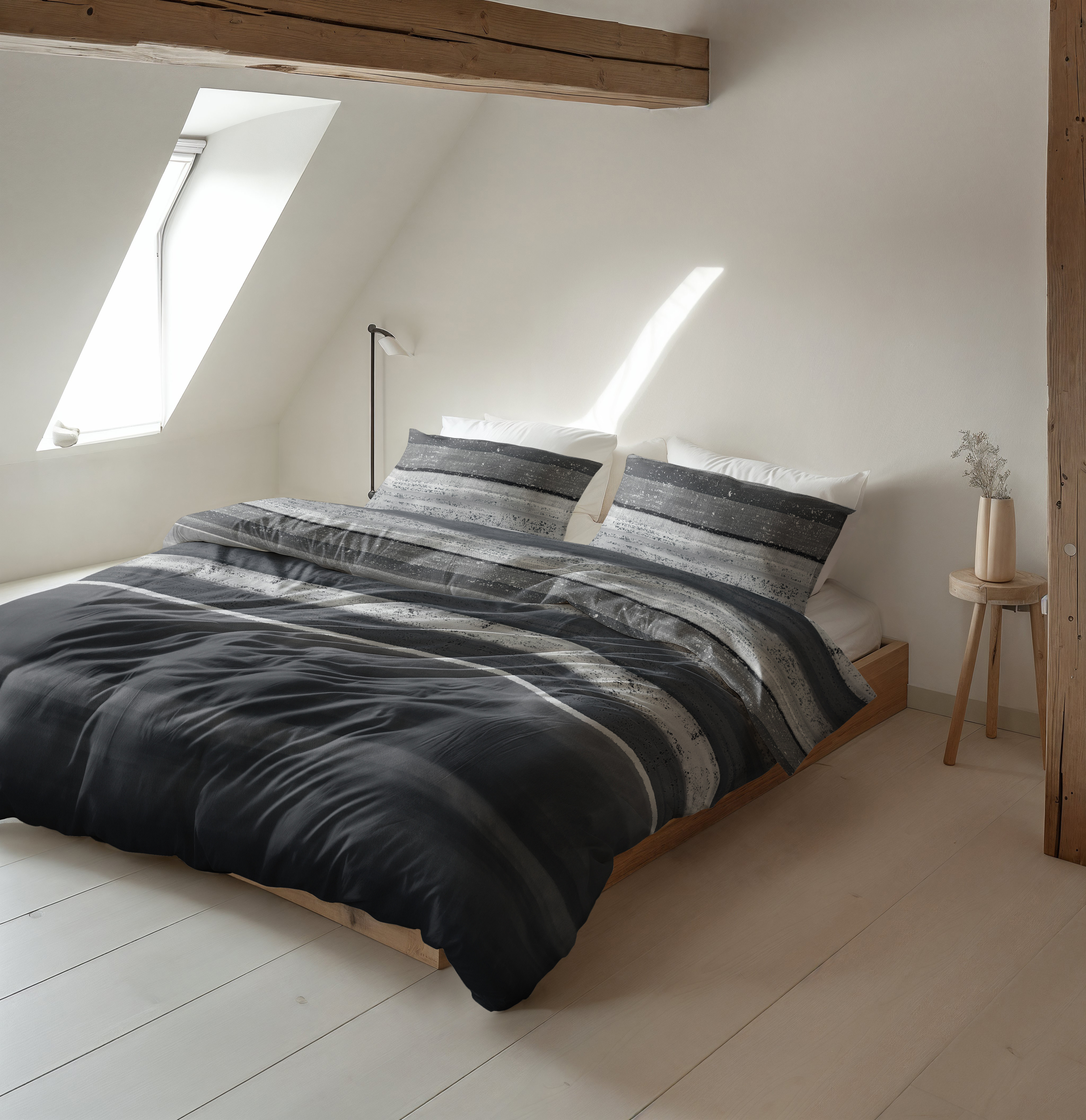 Flanel Marcus Grijs 140 x 200/220