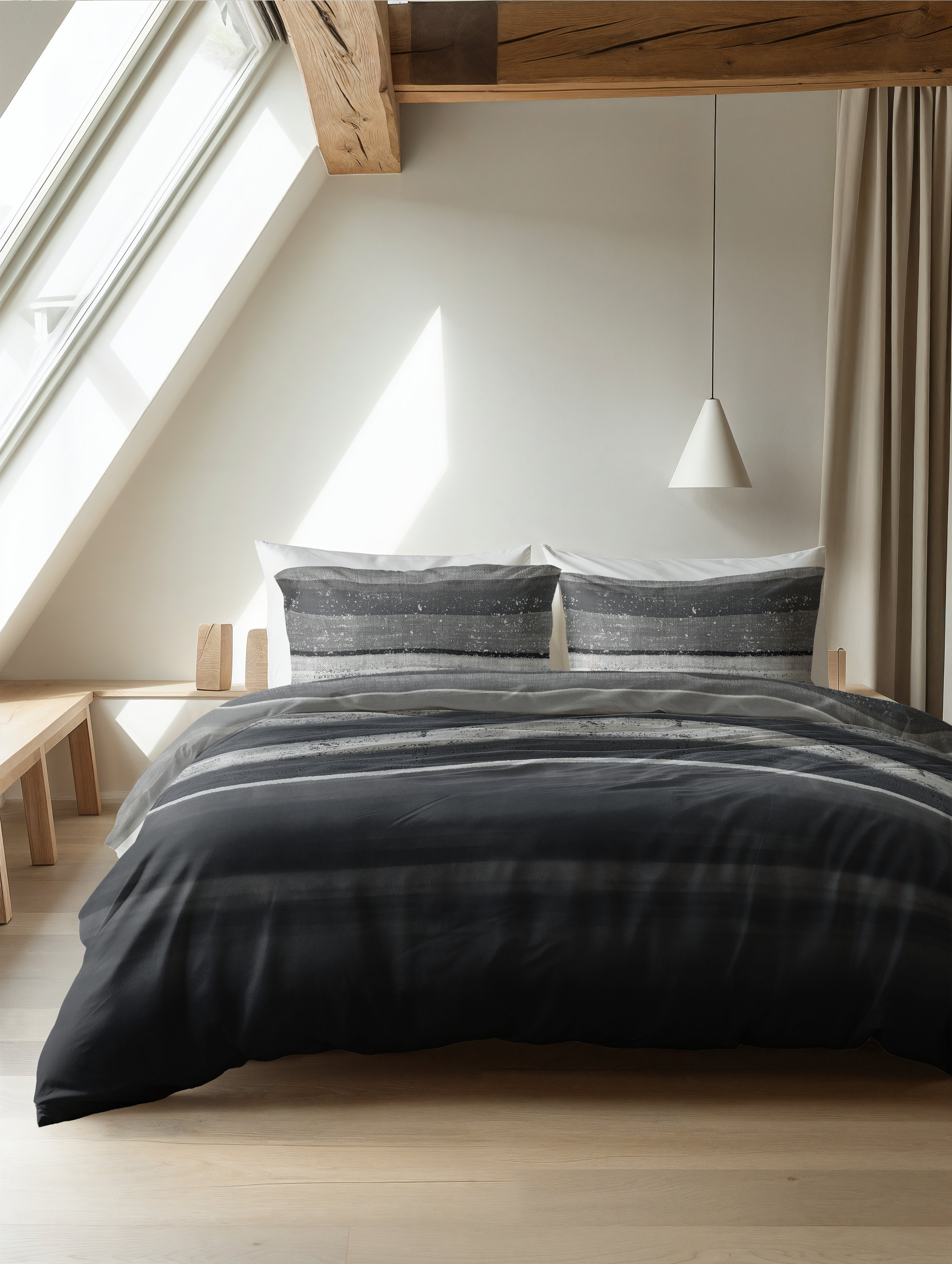 Sleeptime Flanel Marcus Grijs 140 x 220