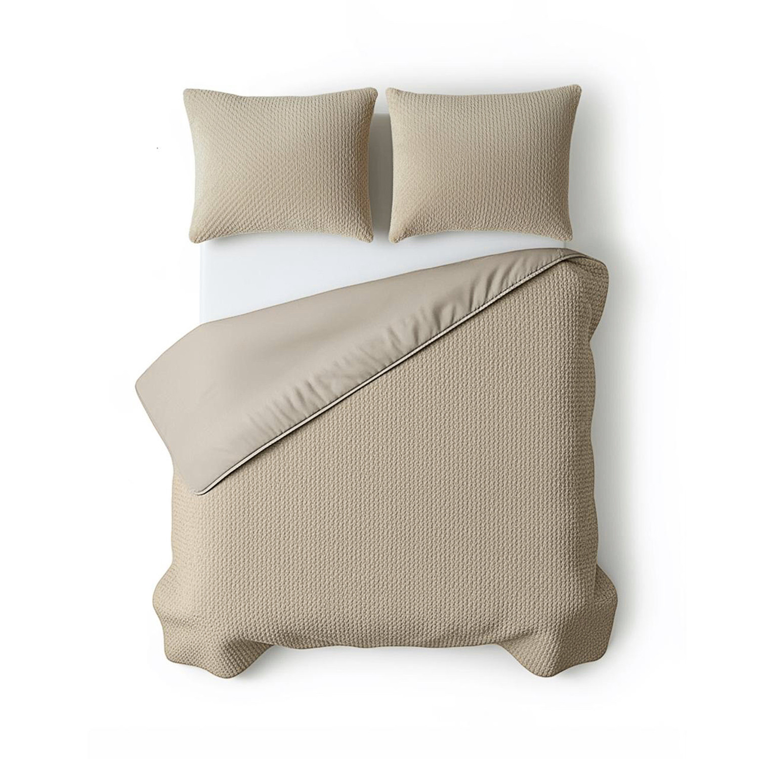 Fur Teddy Taupe 200 x 200/220 Sleeptime