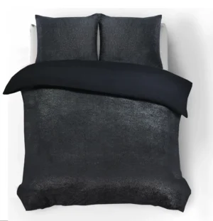 Sleeptime Glamour Flanel Deco Foil Zwart 200 x 200/220