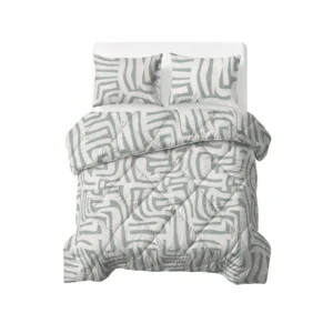 Sleeptime dekbed Eran Groen 240 x 200 Met Kussenslope - Groen - 240 x 200 cm - 100% Polyester Microvezel