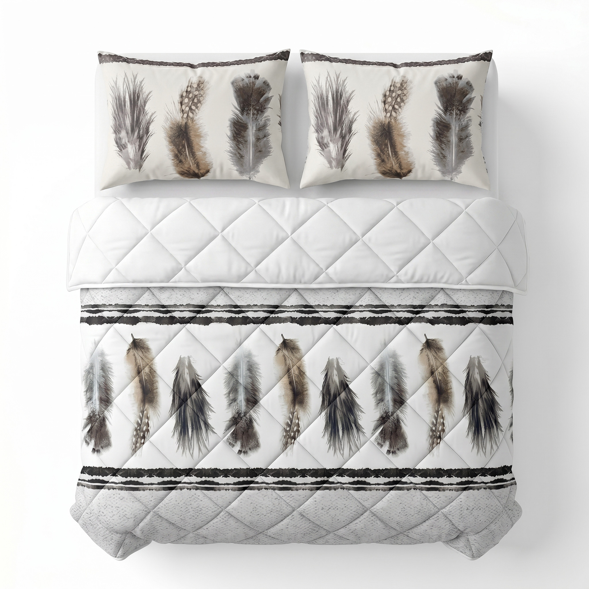 Sleeptime Lazy Dekbed Feathers 3 Zand 200 x 200 Met Kussenslopen cm