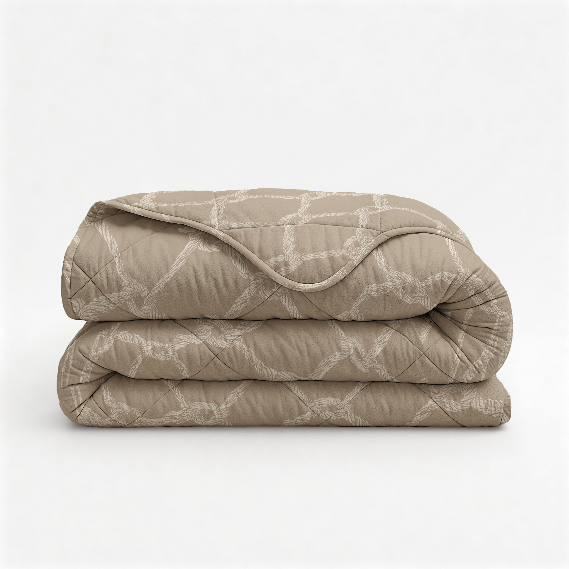 Sleeptime dekbed 240 x 200 cm van 100% Polyester Microvezel, Venzo Zand 240 x 200 Met Kussenslope