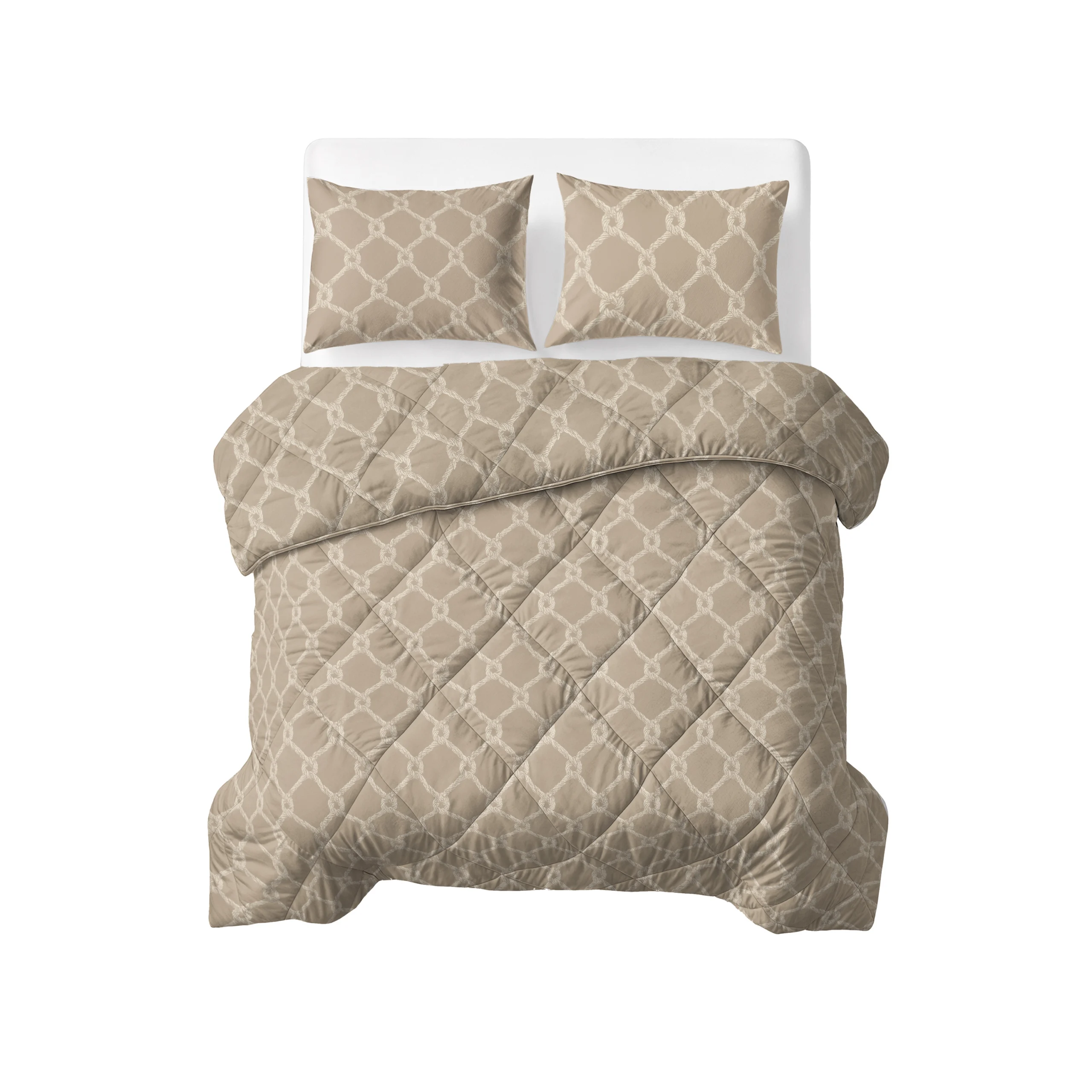 Sleeptime dekbed Venzo Zand 240 x 200 Met Kussenslope - Zand - 240 x 200 cm - 100% Polyester Microvezel