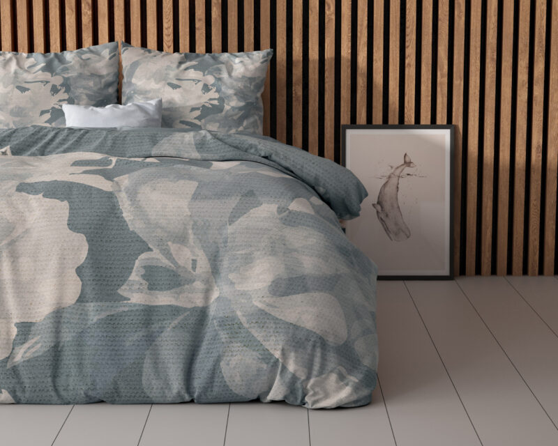 Michaello Blauw - Sleeptime bed 140 x 220 cm van Microvezel