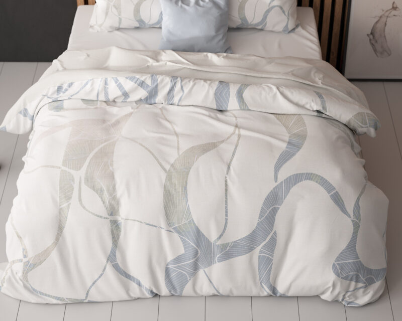 Mouse Blauw - Sleeptime bed 200 x 220 cm van Microvezel