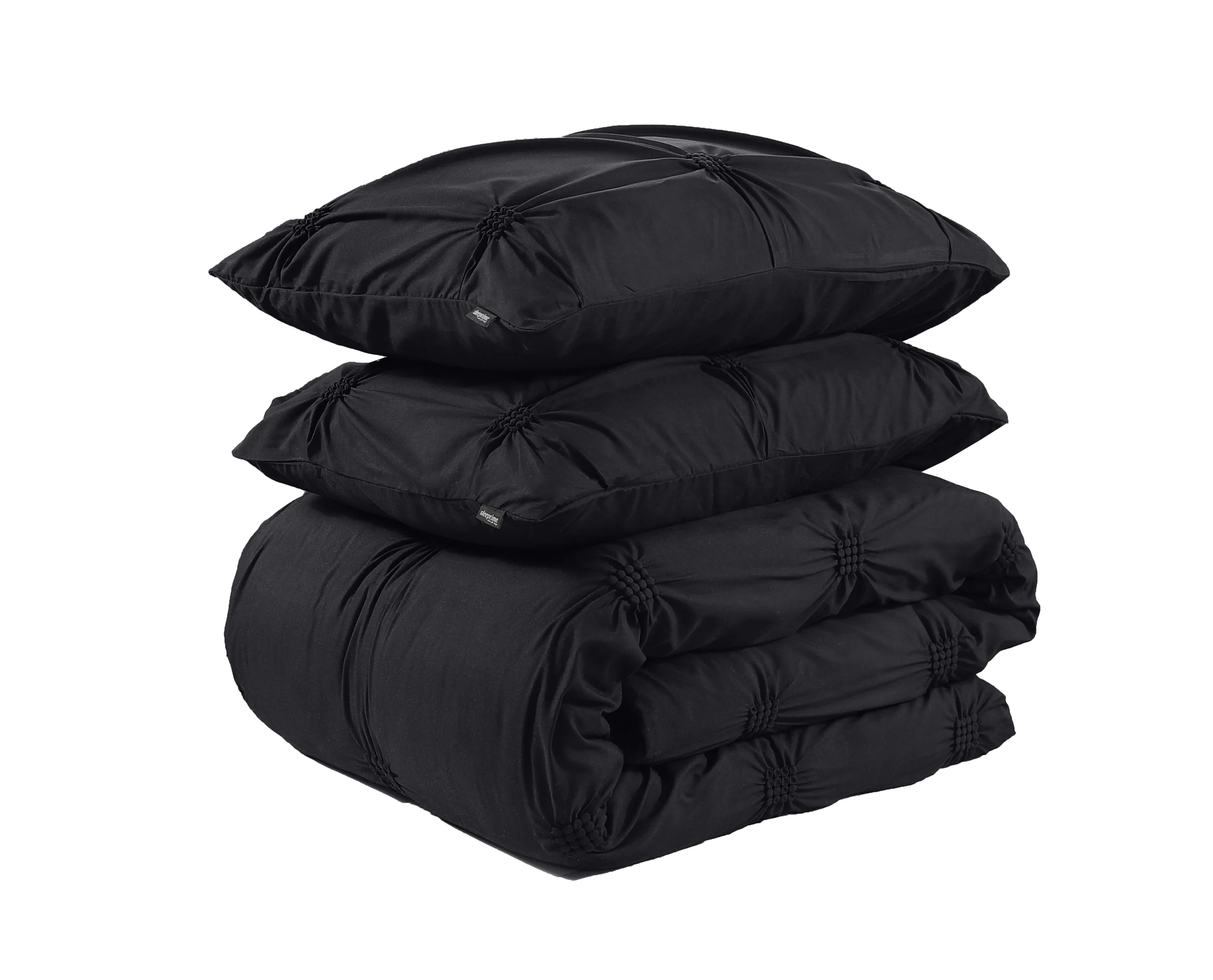 Sleeptime bed 140 x 220 cm van Micropercal - Zwart