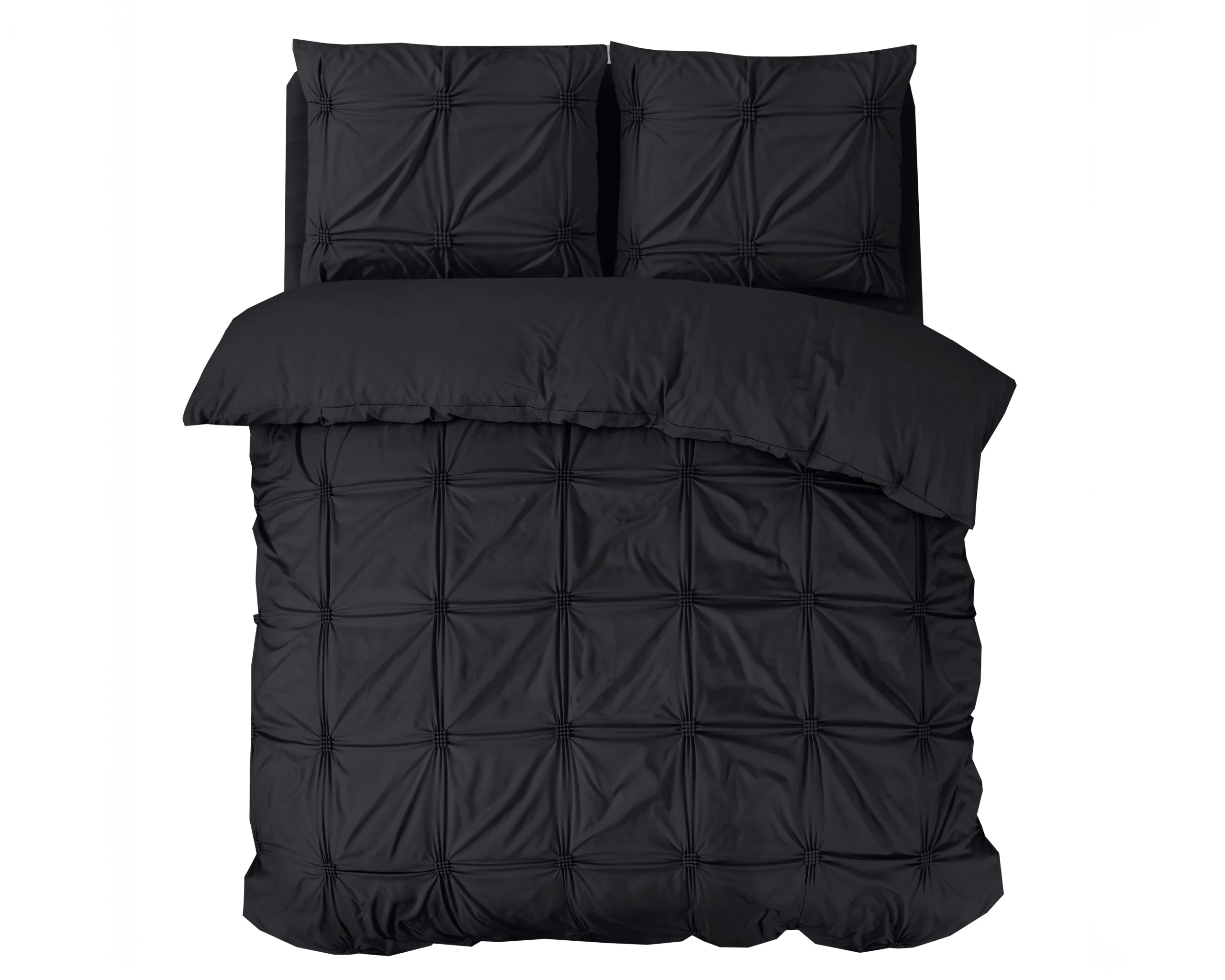 Sleeptime Punch Pintuck Zwart 140 x 200/220 cm