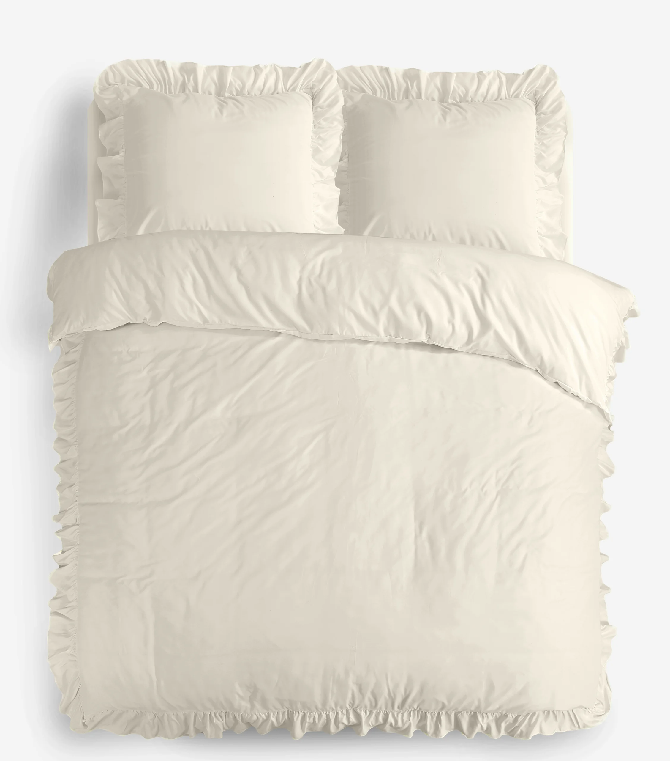 Sleeptime Ruffles Creme 140 x 200/220 cm