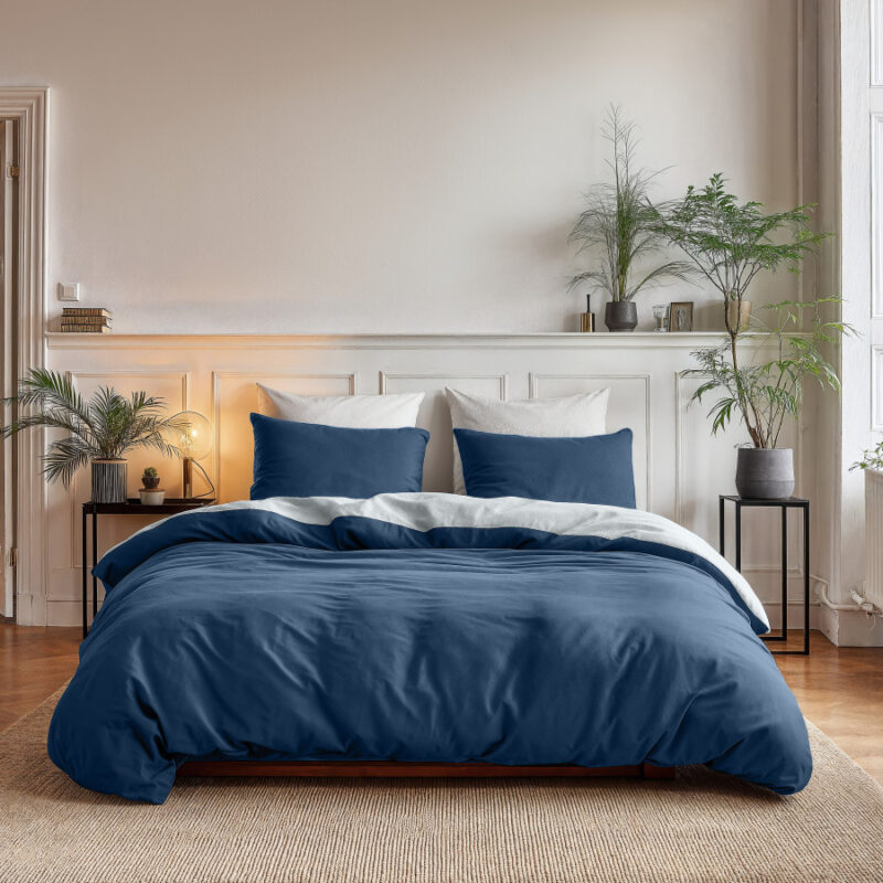 Twin Face Navy/Wit 140 x 200/220 Sleeptime
