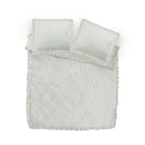 Sleeptime Velvet Ruffles Cappuccino Wit 240 x 220