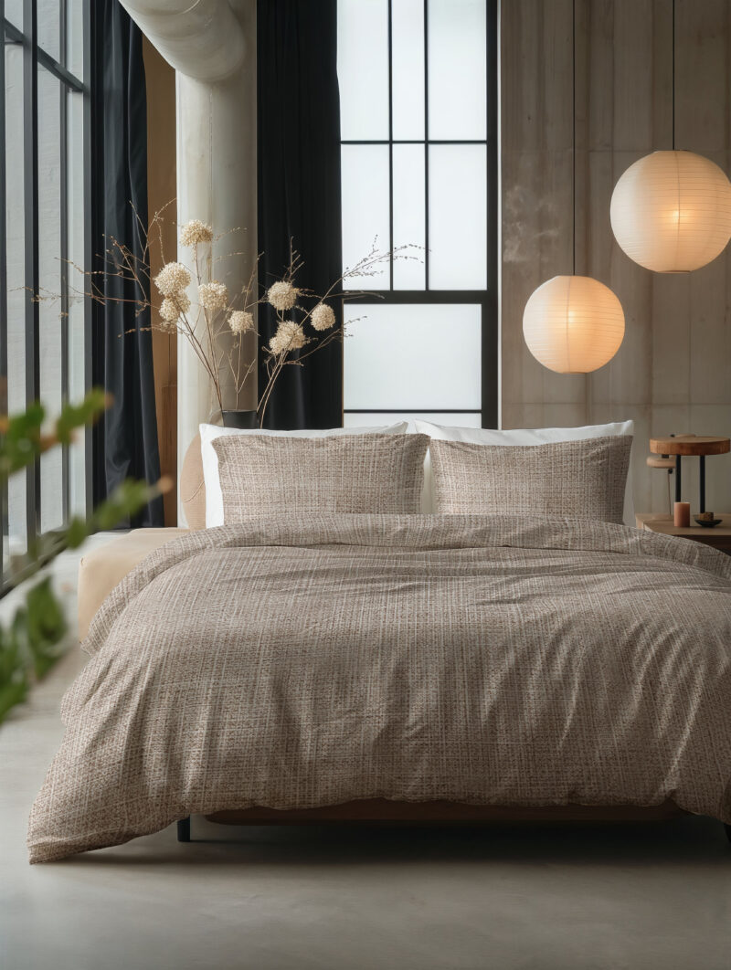Sleeptime bed 240 x 220 cm van Katoen - Zand