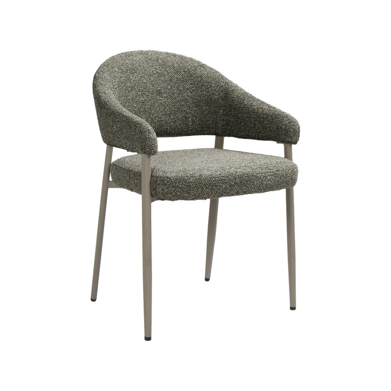 LABEL51 Eetkamerstoel Sora - Mushroom - Boucle