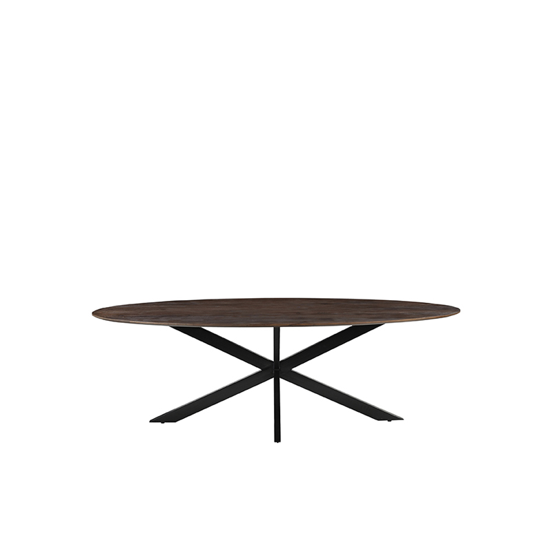 Eetkamertafel Espresso Mangohout - James eettafel van Label51